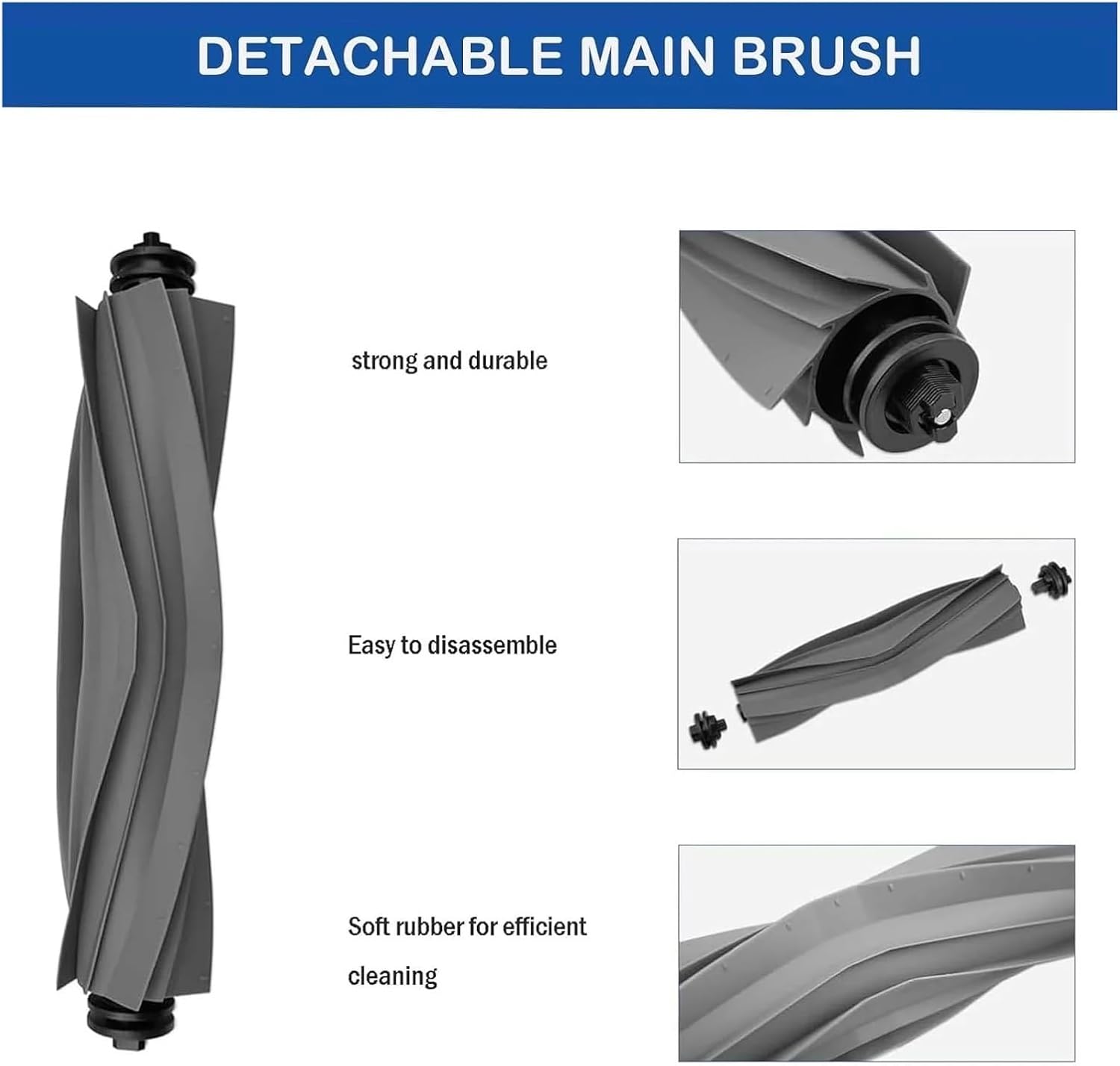 Compatible For Dreame， L10s Pro Ultra Heat, X30, Accessories Vacuum Cleaner Replacement Main Side Brush Filter Mop Dust Bag(23pcs-a)