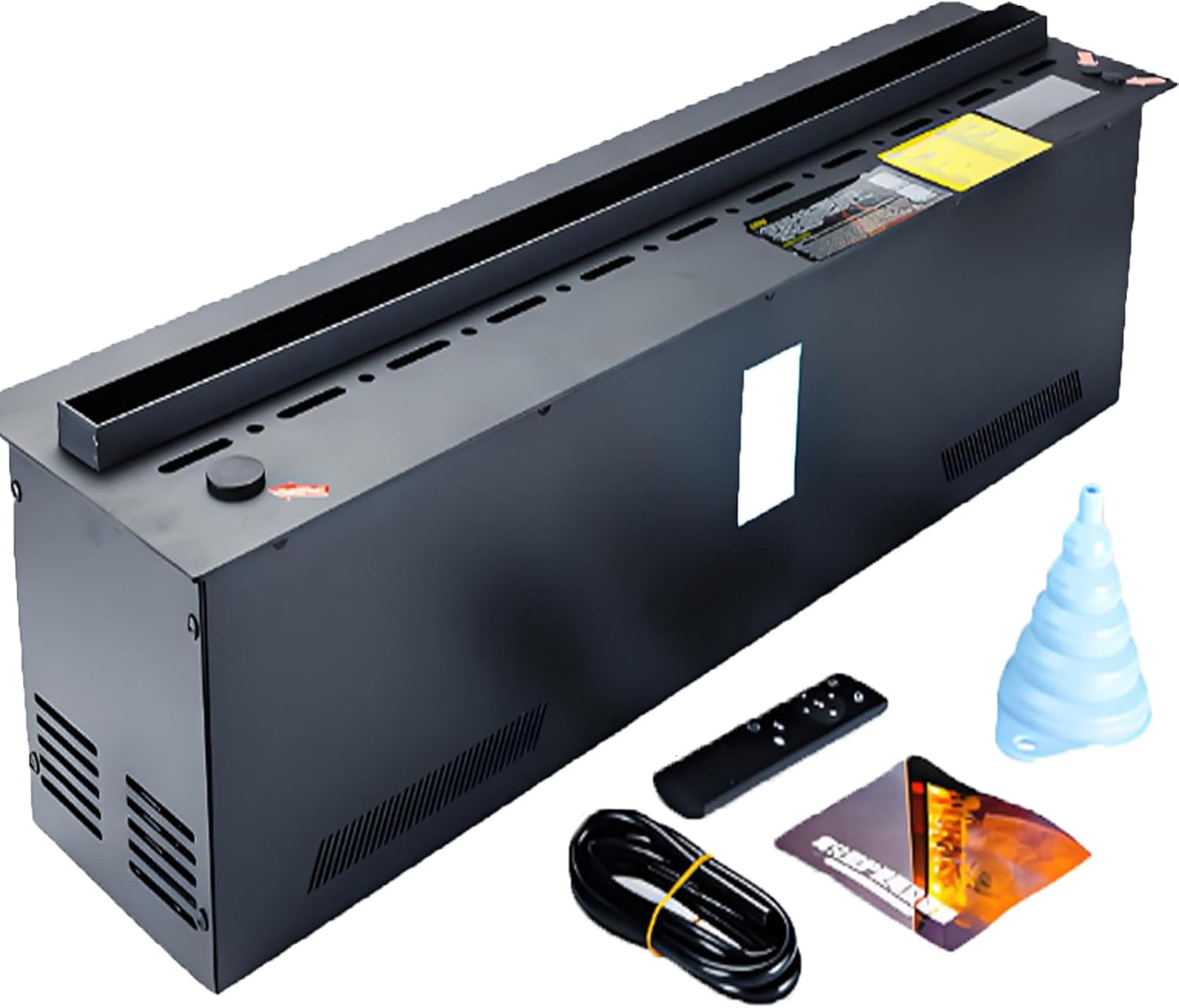 New Atomized Electric Fireplace,70cm-100cm/27.6-39.4 Inches Fireplace for Bedroom, Chiminea Electrica para Sala 3D Simulated Touchable Steam Flame with 7 Flame Colors 100cm/39.4in