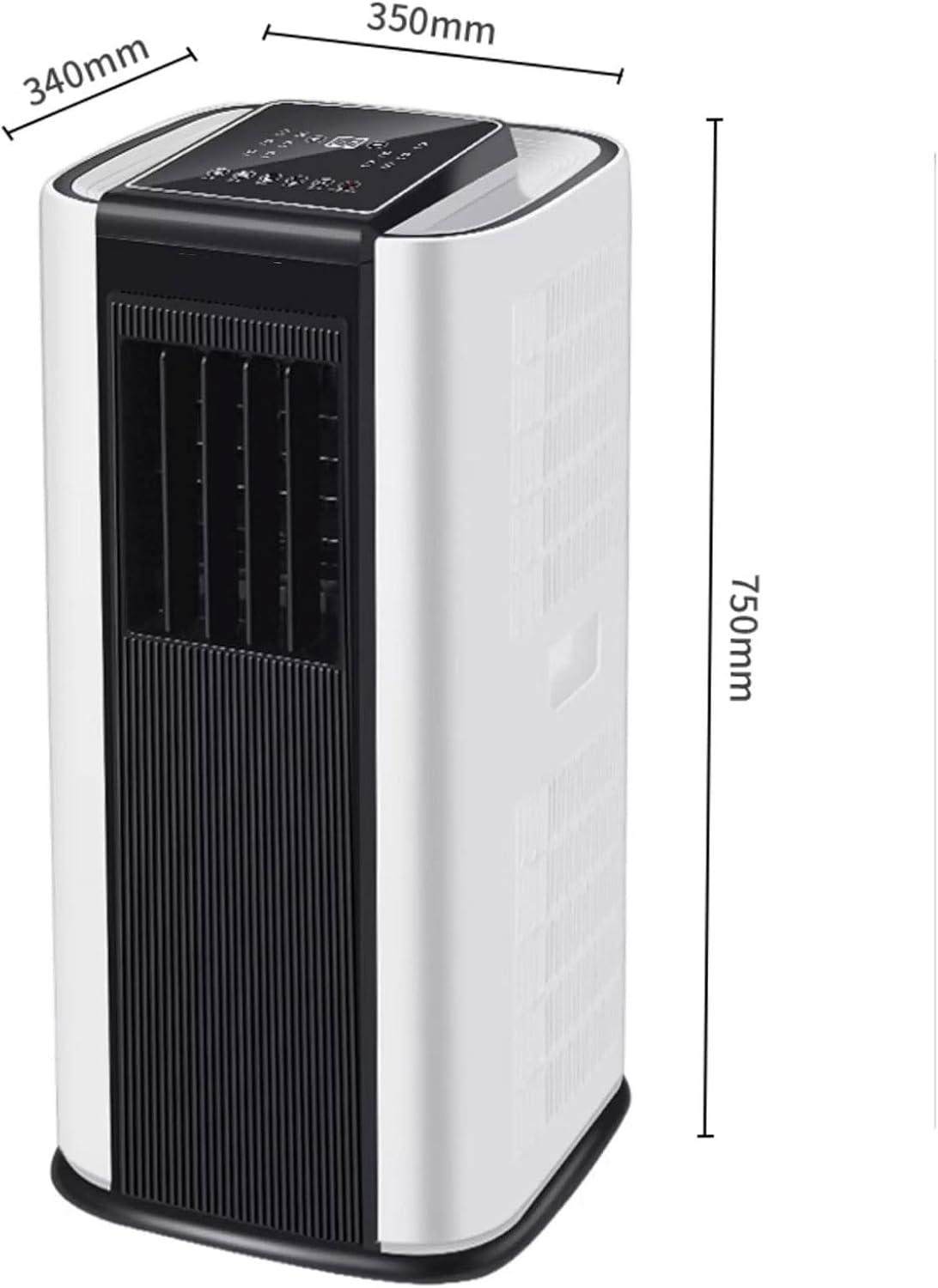 Potable Air Conditioner Indoor 4 in 1 Air Conditioner Portable with Remote Coverage Up to 35 Square Meters AC Unit for Room Bedroom Office No Assembly Required