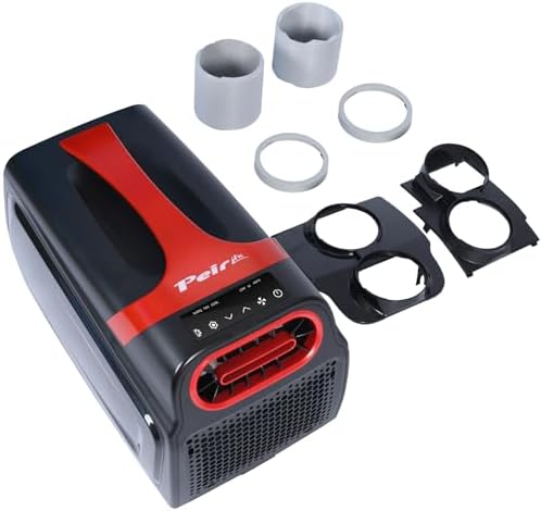 Portable Air Conditioner for Tent, 3,500 BTU AC Unit with Fan Mode for Truck Van Outdoor Camping Small Rooms, 400W Drain Free Air Cooler with Dual Hoses