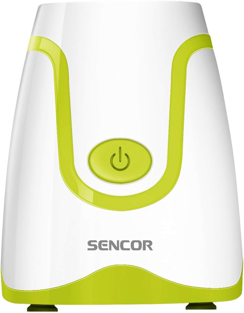 Sencor SBL2201GR 300W Smoothie Blender with 2 Impact Resistant BPA Free Bottles, Green