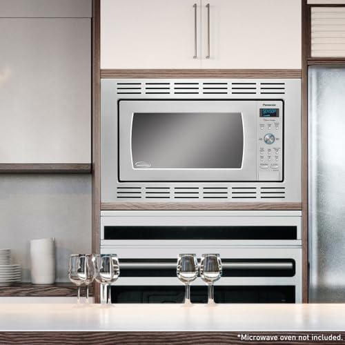 Panasonic 27” Microwave Trim Kit for Panasonic 1.6 cu ft Microwave Ovens – NN-TK722SS (Stainless Steel)