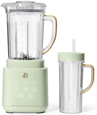 Beautiful PowerExact Blender System Touch Activated High Performance With On The Go 20 oz Cup (Sage~Green)