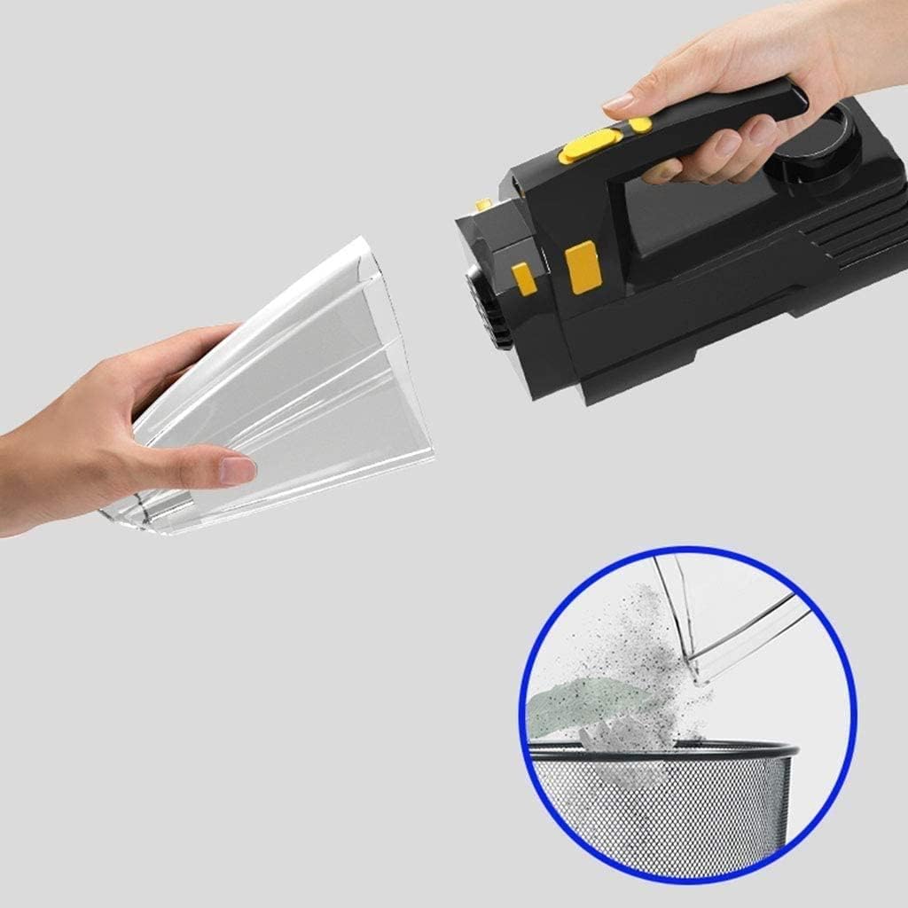Car Vacuum Cleaner - LED Light, Vacuum Handheld, 5500PA Power Vacuum Cleaner Wet/Dry Noise Reduction Portable Vacuum Cleaner Quick Charge Household and Car Vacuum Cleaner