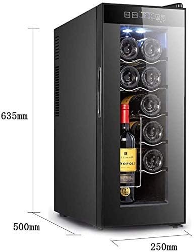 Bottle Wine Cooler/Cabinet Beverage Refrigerator Red & White Wine Cellar Adjust Temperature Beer Counter Top Bar Fridge Quiet Operation Compressor Freestanding Black