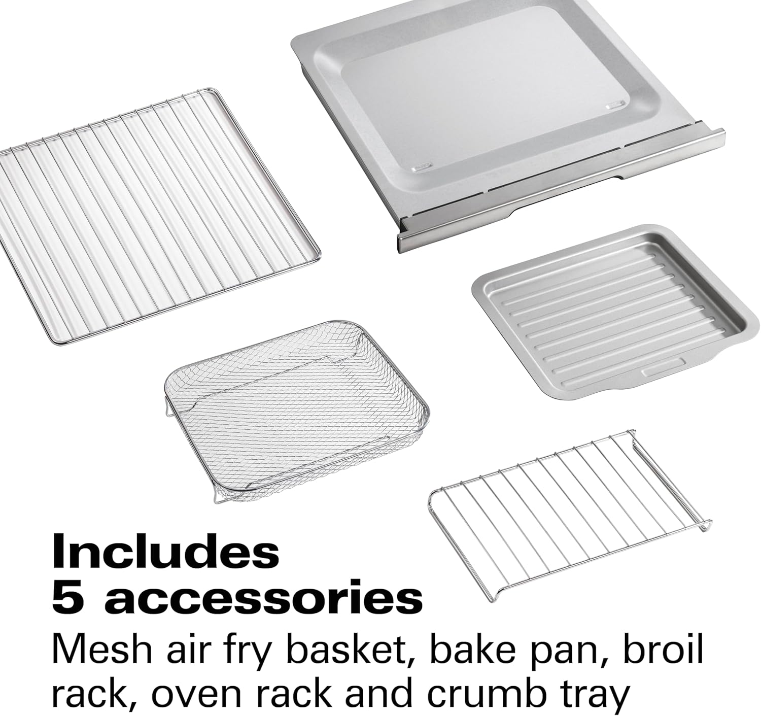 Hamilton Beach Professional Sure-Crisp Digital Air Fryer Toaster Oven Combo with 6-in-1 Functionality, 1500 Watts, 10-inch Pizza / 4 Slice Capacity, Stainless Steel (31241)