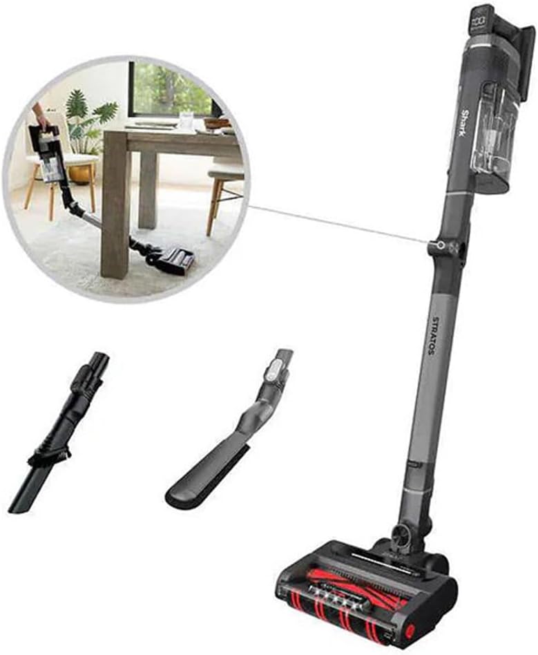 Shark UZ865H Stratos Cordless Stick Vacuum with Clean Sense IQ Bundle with 3 YR CPS Enhanced Protection Pack (Renewed)