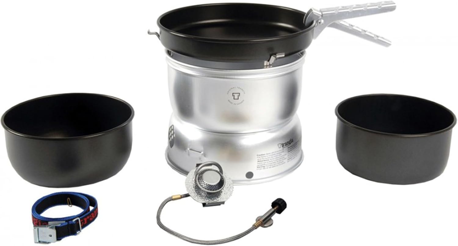 Trangia 25 Series, Aluminum Camping Kitchen Set, Alcohol Stove Included