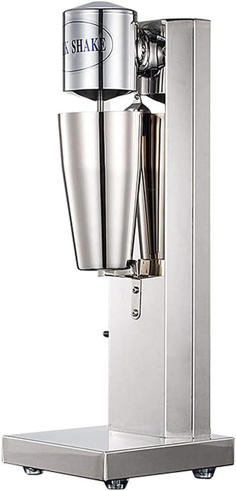 Commercial Milkshake Blender, Multifunctional Milkshake Machine Stainless Steel Electric Milkshake Machine Home Business Ice Cream Beverage Smoothie Blender