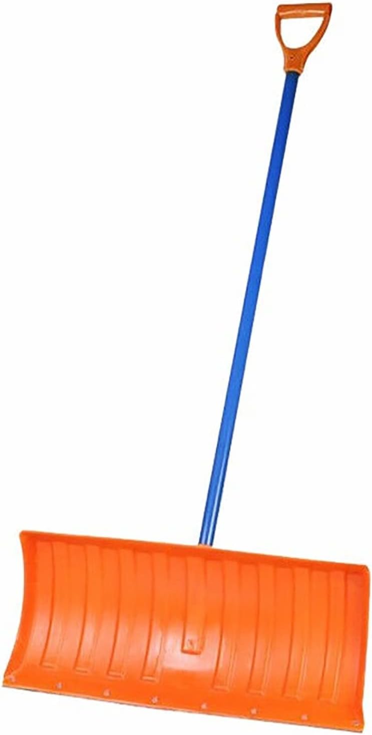 25 Inch Snow Shovel, Snow Shovels with D-Grip Handle and Durable Polypropylene Blade, Long Handle Snow Shovel, Tall Snow Shovel for Driveway Car Home Garage