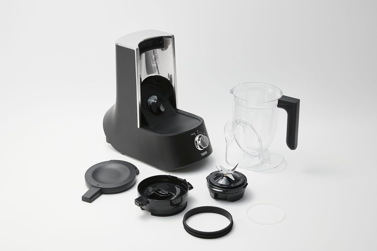 Tiger Smoothie Blender - Japanese Smoothie Maker for Smoothies, Crushed Ice, Milkshakes, Soups, Purees, Sauces, Matcha with Degree Diagonal-Blade Food Processor​