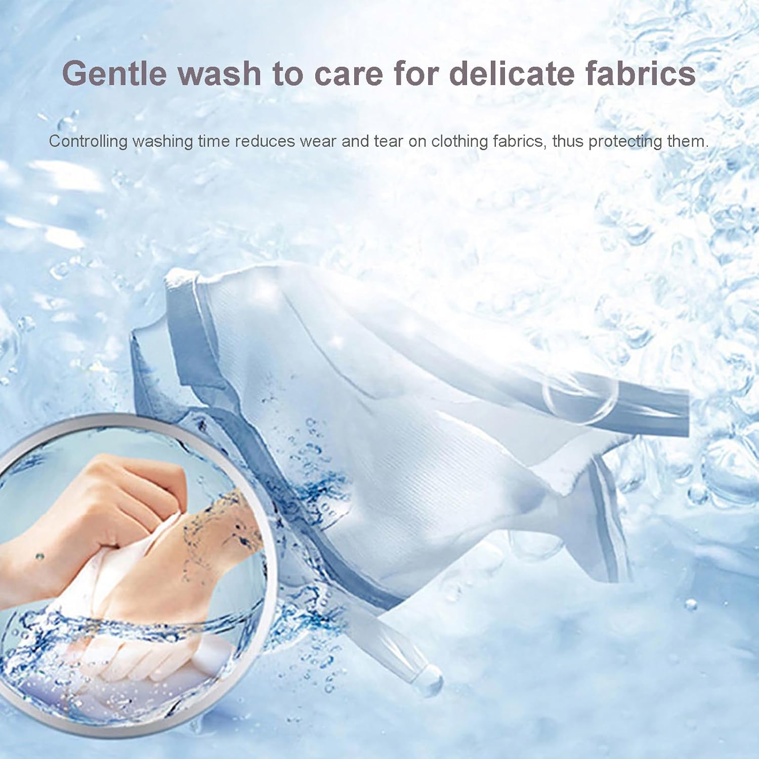 Automatic Wall-Mounted Washing Machine, 3kg Portable Compact Small Household Washer, Drum Inverter Washing Machine, Mini Laundry Machine and Drying, for Bathroom