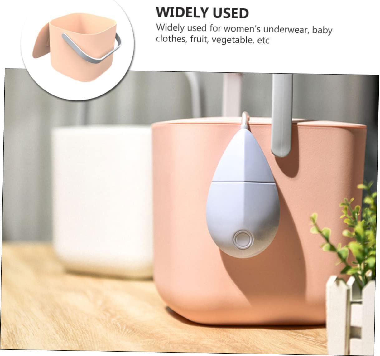 1pc Portable Mini Washer Underwear Washing Machine for Clothes Apparel Fruits Vegetables Compact Design Auto Shut off for Camping Apartment Use