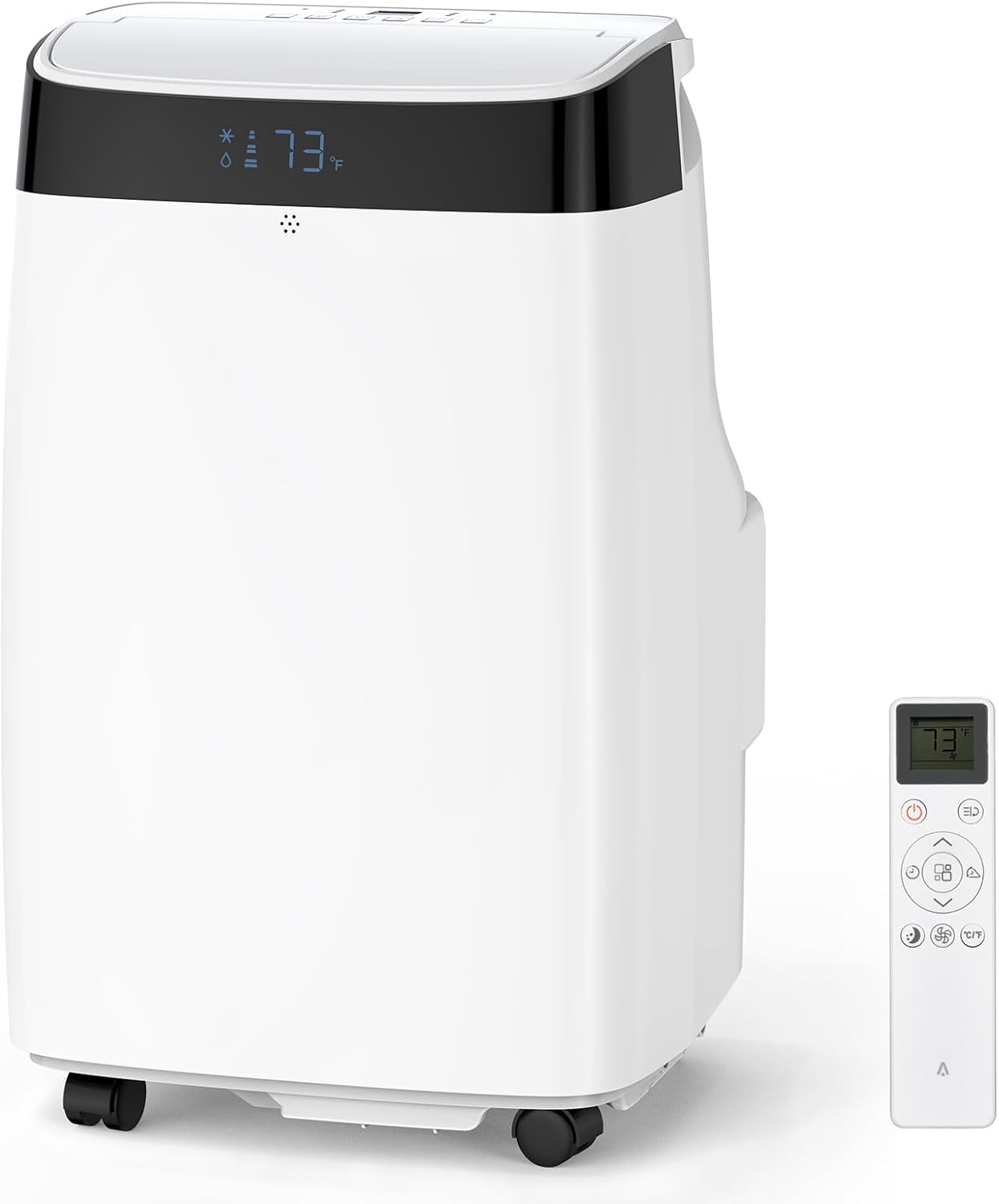 14000 BTU Portable Air Conditioners with Remote Control, 3-in-1 Free Standing Cooling AC Unit with Fan & Dehumidifier, Cools Room up to 750 sq.ft, Smart/Sleep Mode,3 Speed,Auto Swing, 24H Timer