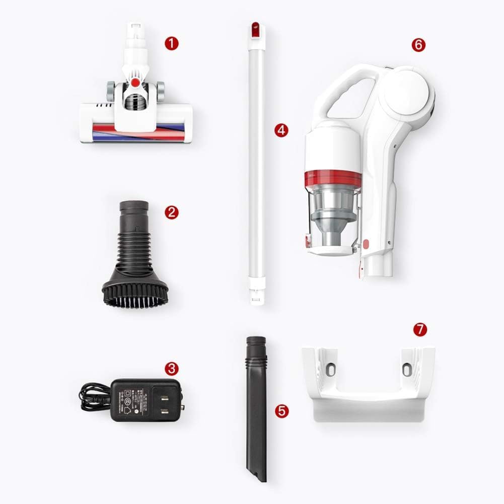 Handheld Vacuum Clean,Upright Vacuum Cleaner Cordless Vacuum Cleaner, Stick Vacuum, Handheld Lightweight Vacuum Cleaner with Various Accessories, Powerful Suction 10KPa, Up to 35 Minutes Runtime, Wall
