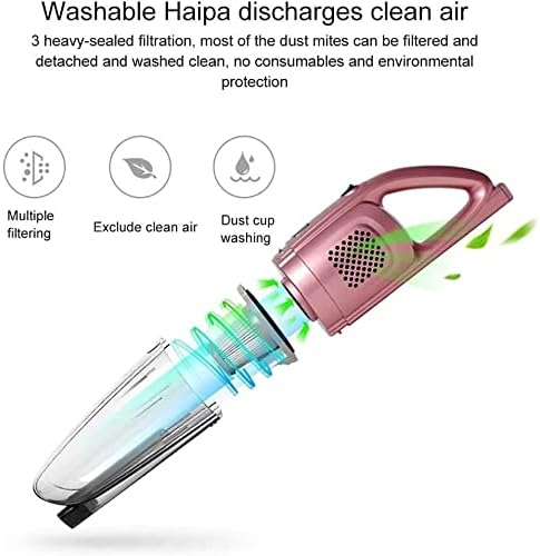 Vacuum Cleaner Vacuum Cleaner Stick Vacuum Cleaner Cordless 2 in 1 Handheld Lightweight Stick Vacuum 6000Pa with Rechargeable Li-Ion Battery for Stairs Bed Mattresses Sofa Car Dust Pet Hair Cleaning