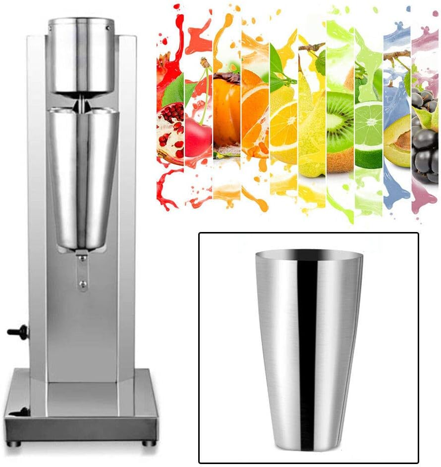 Electric Milkshake Blender Machine Smoothie Mixer Commercial Ice Cream Maker 650ml 180W (180W 650ml)