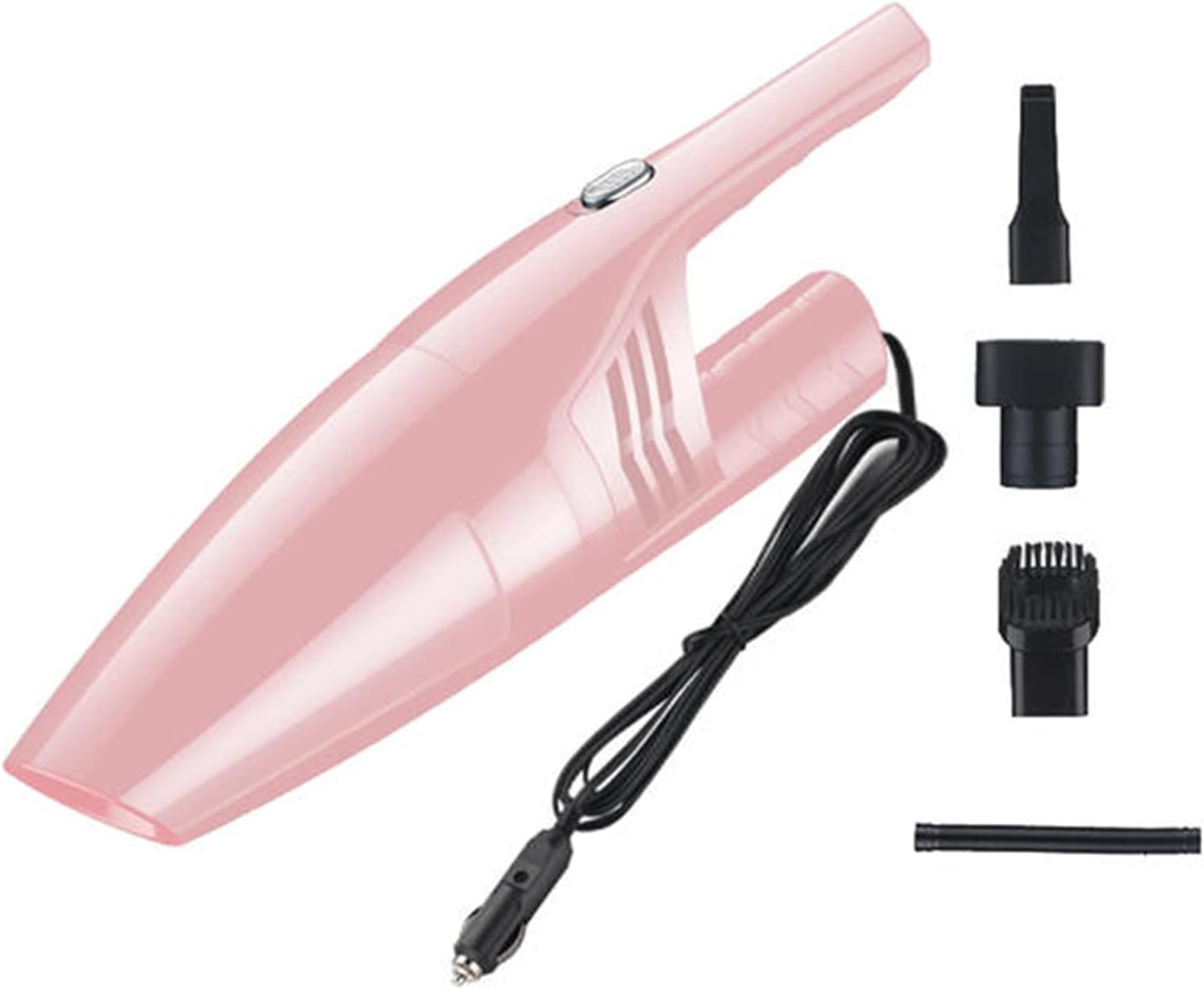 Portable Handheld Vacuum Cordless Car Vacuum Cleaner 120W 5000Pa Suction Handheld with Light Weight for Use of Home, Car & Office,Pink