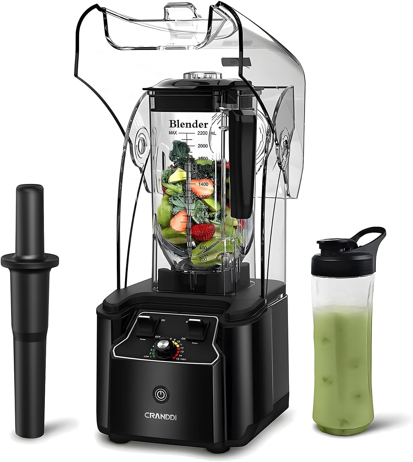 Commercial Quiet Blender K90 Grey with Black