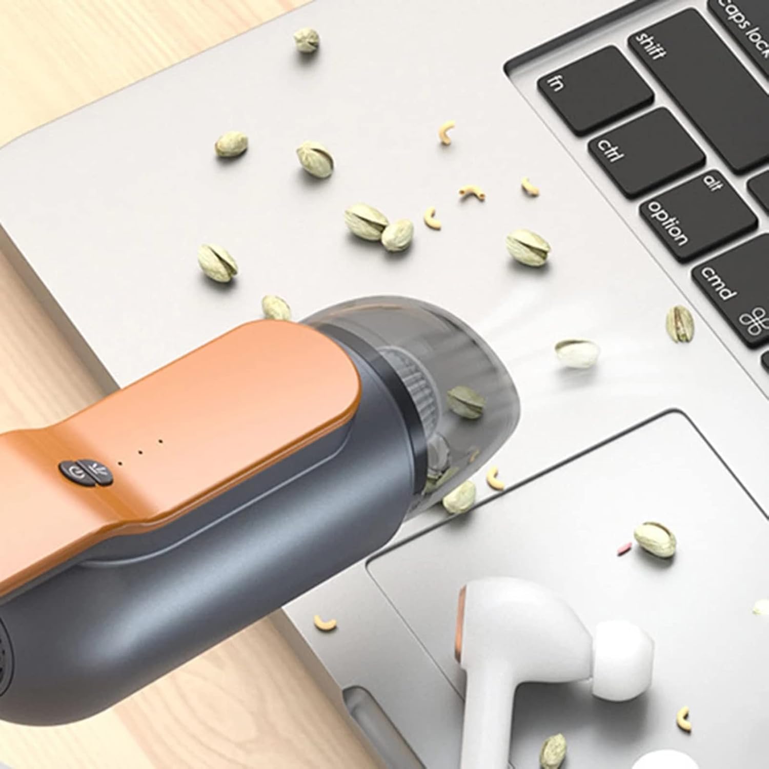 13000PA Car Vacuum Cleaner Wireless Charging Handheld Mini Vacuum Cleaner Portable Multifunction Vacuum Cleaner for Home Office,Pink