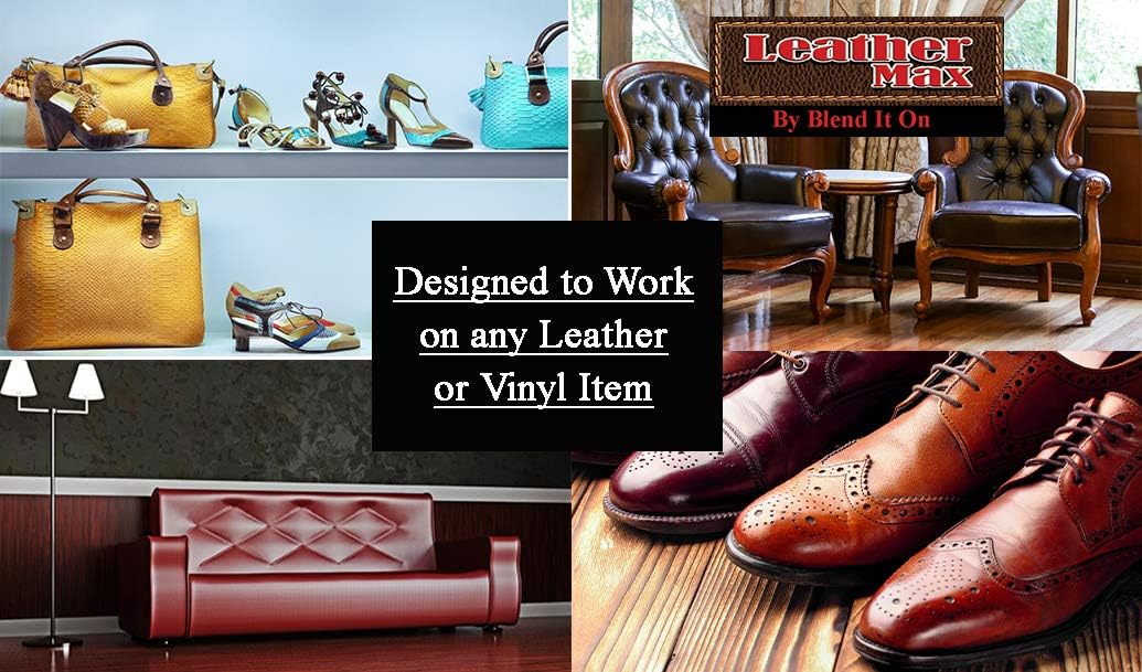 Blend It On Furniture Leather Max Complete Room/Large Sectional Kit/Leather Repair & Refinish/The Only Repair Refinish You Will Ever Need (Sand)