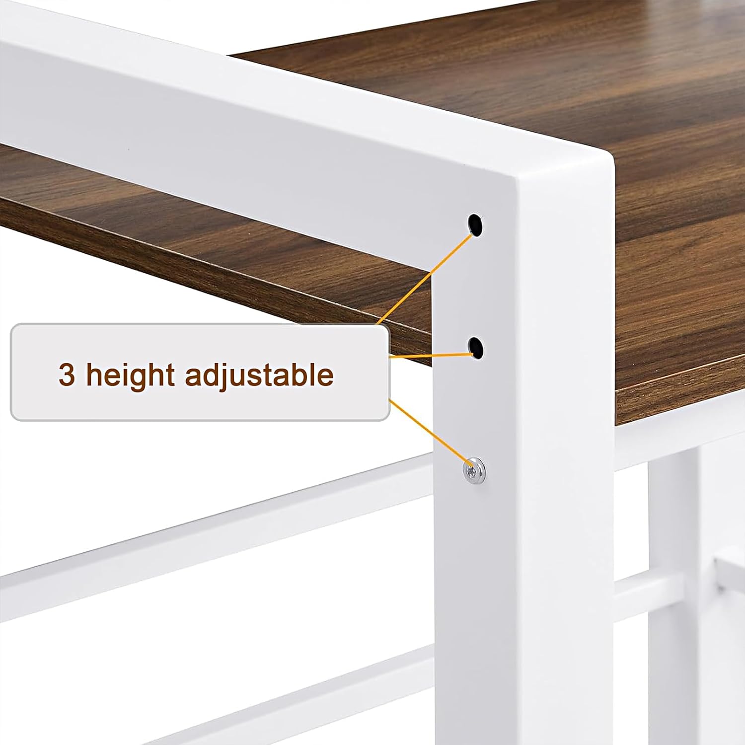 Washer Dryer Stacking Rack, 771lbs Capacity Heavy Duty Washer and Dryer Stacking Stand, 3 Adjustable Height Washing Machine Shelf forLaundry Rooms Bathrooms Balconies (White)