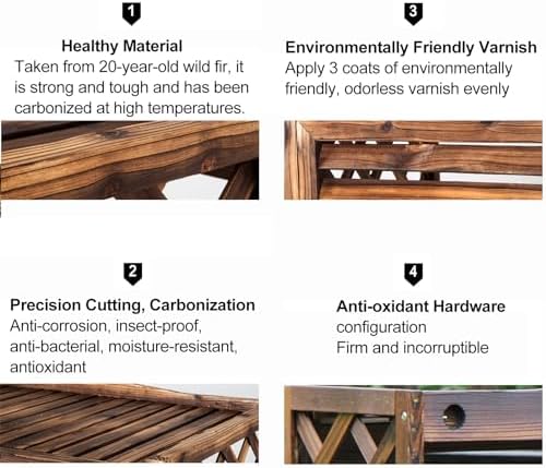 Ac Covers Decorative Ac Unit Cover Wood Air Conditioner Covers for Outside with Top Cover, Plant Stand Brown A