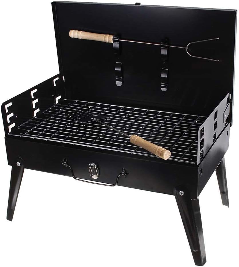 Foldable BBQ Grill Rack Portable Camping Picnic Mini BBQ Grill Rack Barbecue Accessories Cooking Tools for Home and Outdoor