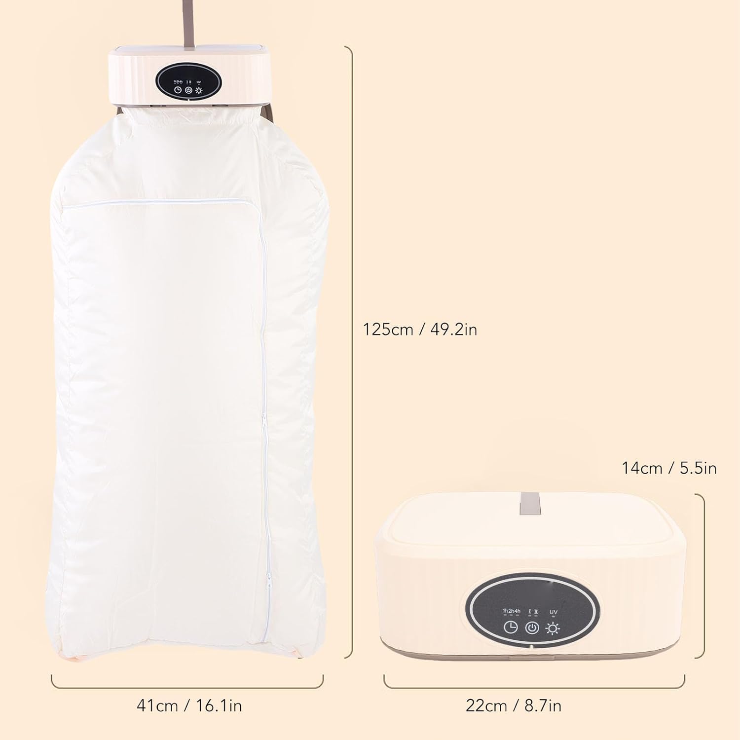 Clothes Dryer, Folding Compact Portable Laundry Drying Machine for Home Dormitory Travel Use