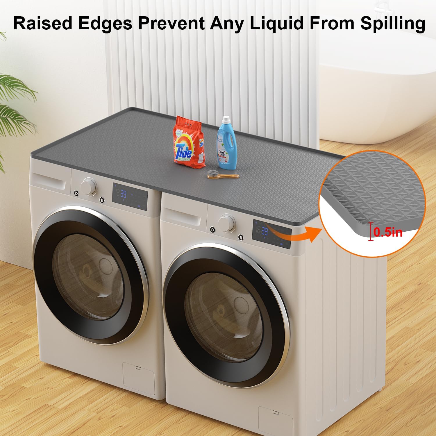 ​Carry360 Washer Dryer Countertop Protector Mat 54
