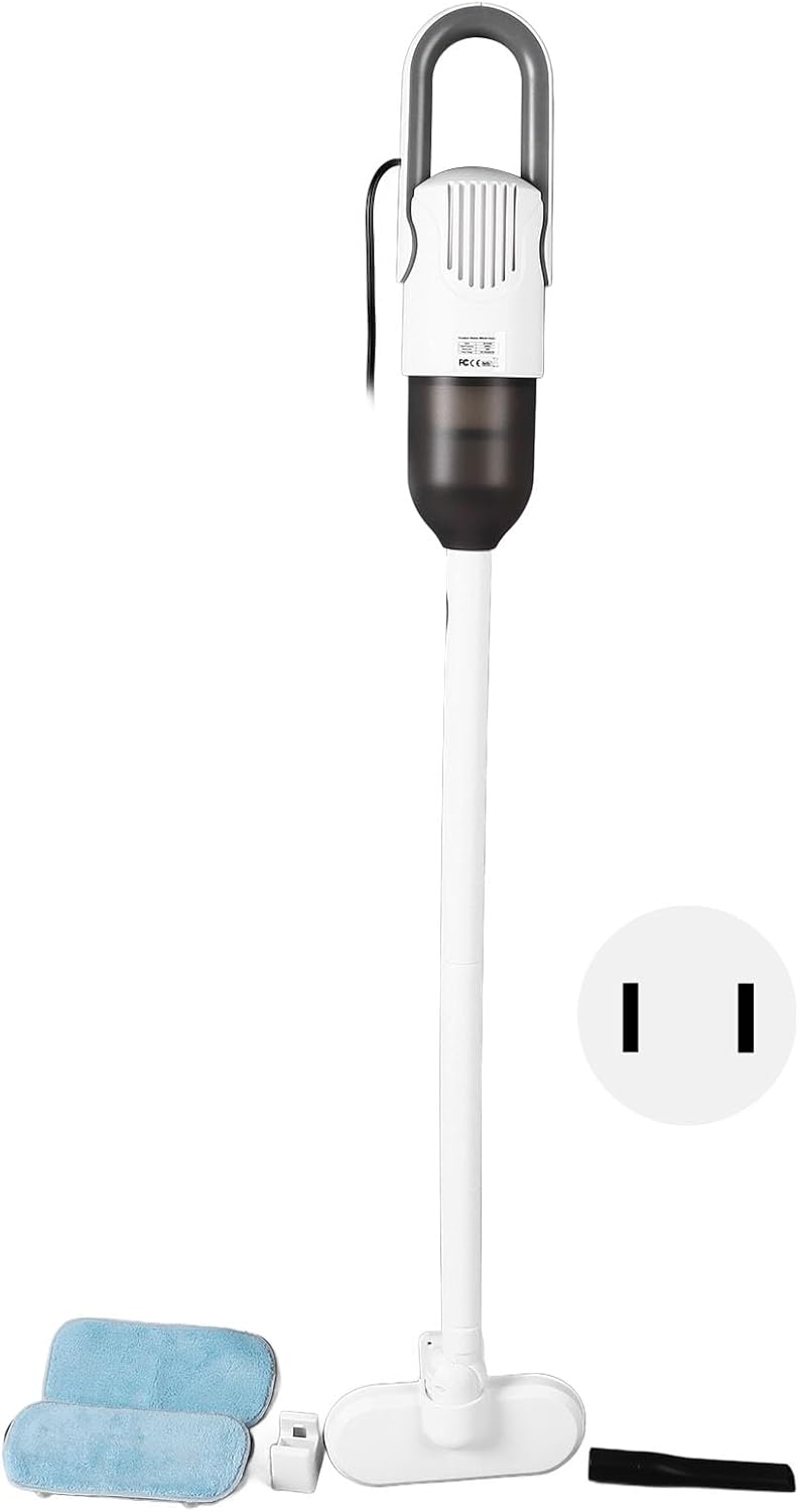 Corded Stick H and Vacuum, Lightweight Handheld Floor with Water for Home Office Hardwood Cleaning (Plug 110V)