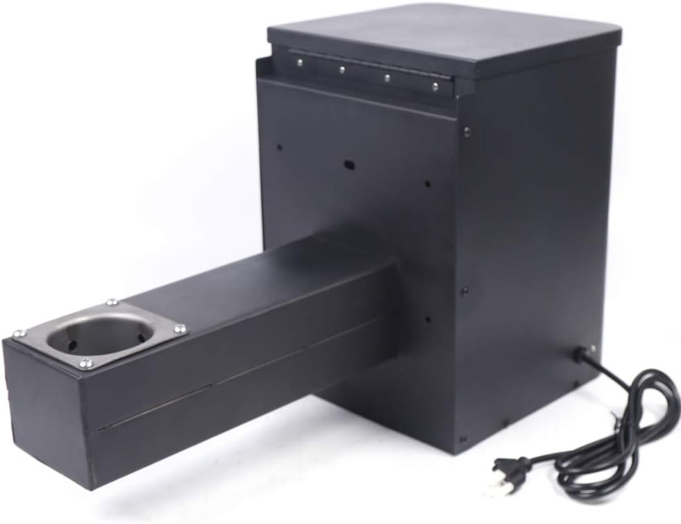 Pellet BBQ Smoker Hopper Assembly Kit with Electric Digital Display Temperature Controller for Grill, Smoke, Bake, Roast, and Braise