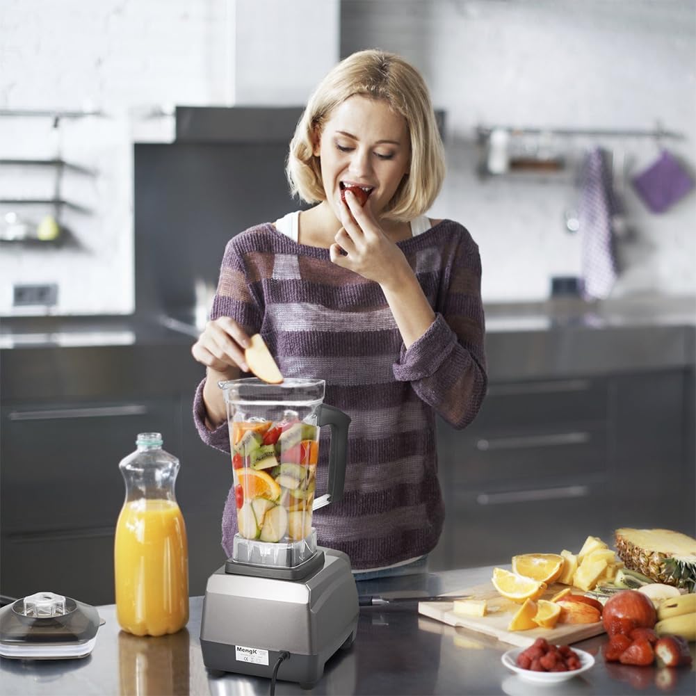 Blender Smoothie Maker, Kitchen Food Processor, Multifunctional Wall Breaking Machine, 26000 RPM High-Speed Jug Blender with 2L BPA-Free Container, for Kitchen Milk Tea Coffee Dessert Leisure Shop