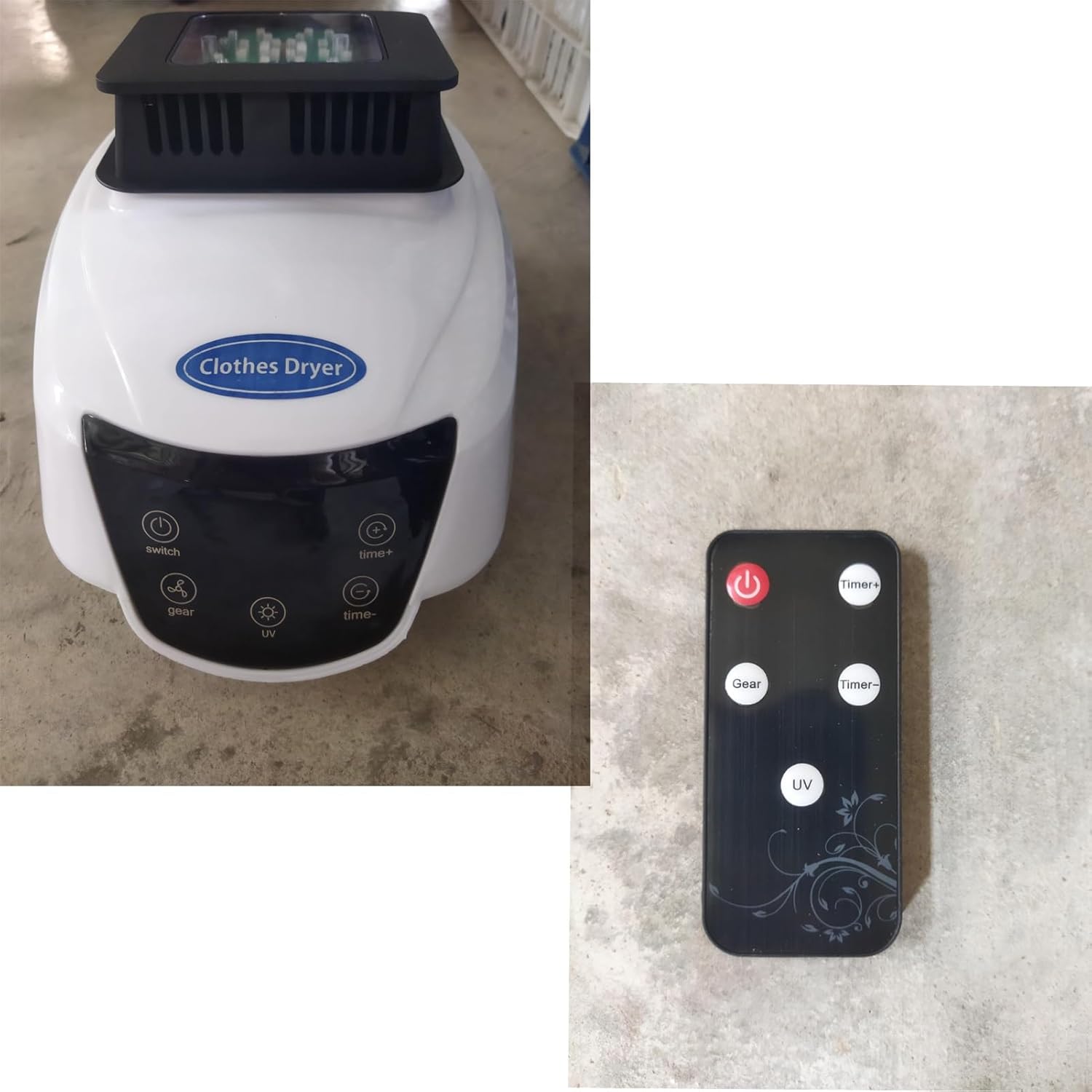 Portable Dryer,New 1300W Travel Dryer Machine,2-Tier Foldable Dryer Wardrobe Drying Rack,Energy Saving Portable Dryer for Apartment,Indoor,Travel (Color : Yellow)