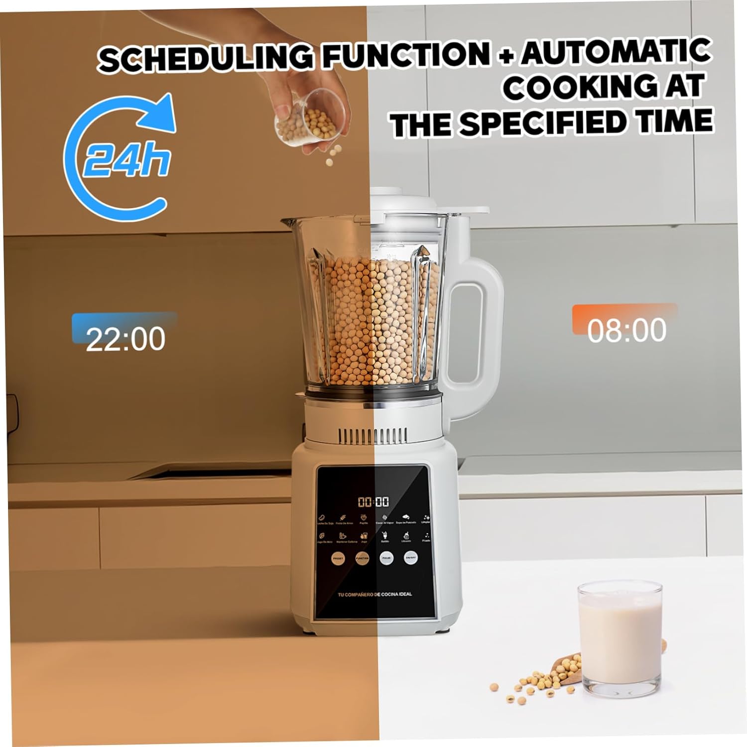 110v Electric Blender Capacity Wall Breaking Machine Smoothies Blender Fruit Juicer Machine