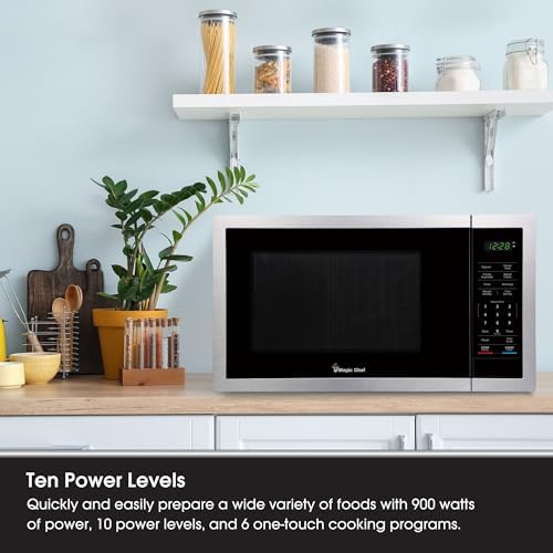 0.9 cu. ft. Countertop Microwave 900-Watt Digital Touch