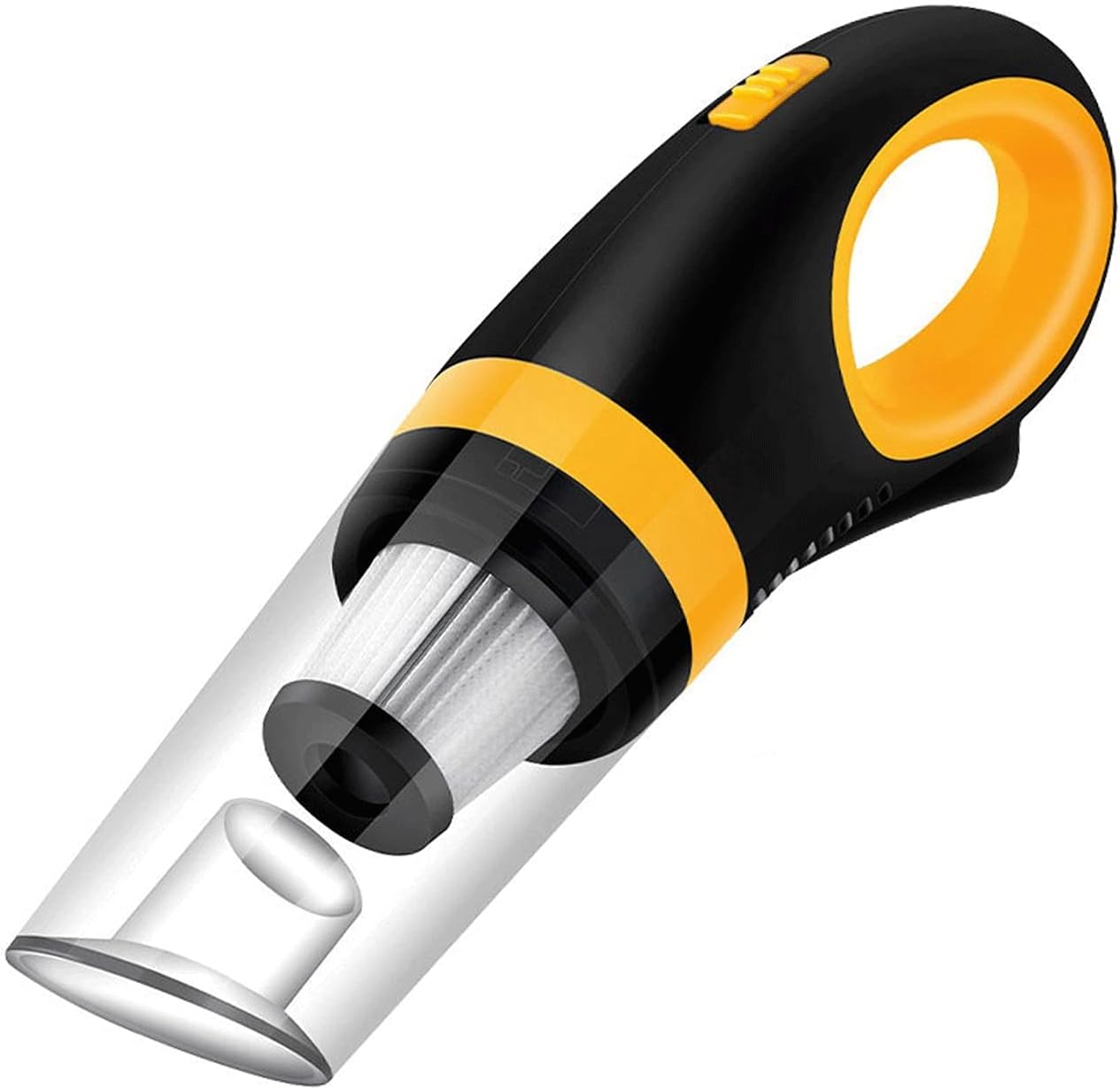 Hand held Vacuum Vacuum Cleaner Cordless USB Vacuum Cleaner Car Vacuum Cleaner Handheld Vacuums Dry and Wet (Color : Yellow)