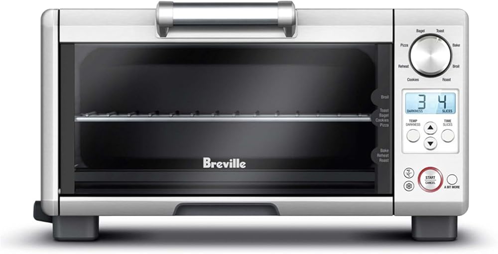 Breville BOV450XL Mini Smart Countertop Oven and Toaster Oven, Small, Brushed Stainless Steel