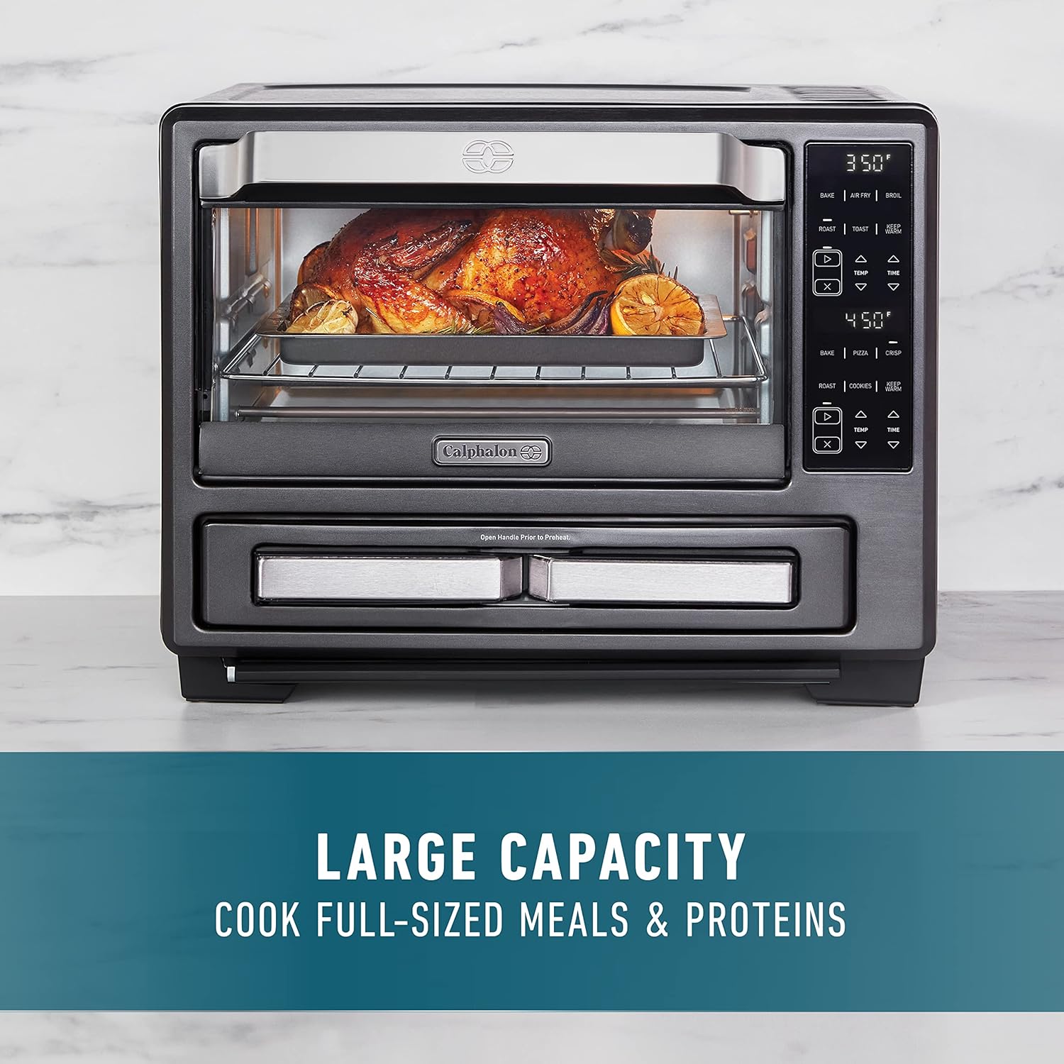 Calphalon Performance 12-in-1 Air Fry Toaster Oven with Dual Zone 12