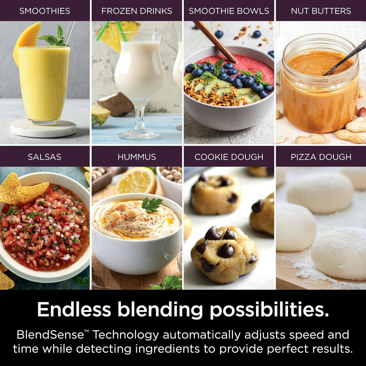 IT'S BRAZILIAN Ninja Detect Kitchen System Blender, Blend, Crush, Chop, Smoothies, BlendSense Technology, 3 Speeds, 1700PW, 72 Oz, TB400 Silver