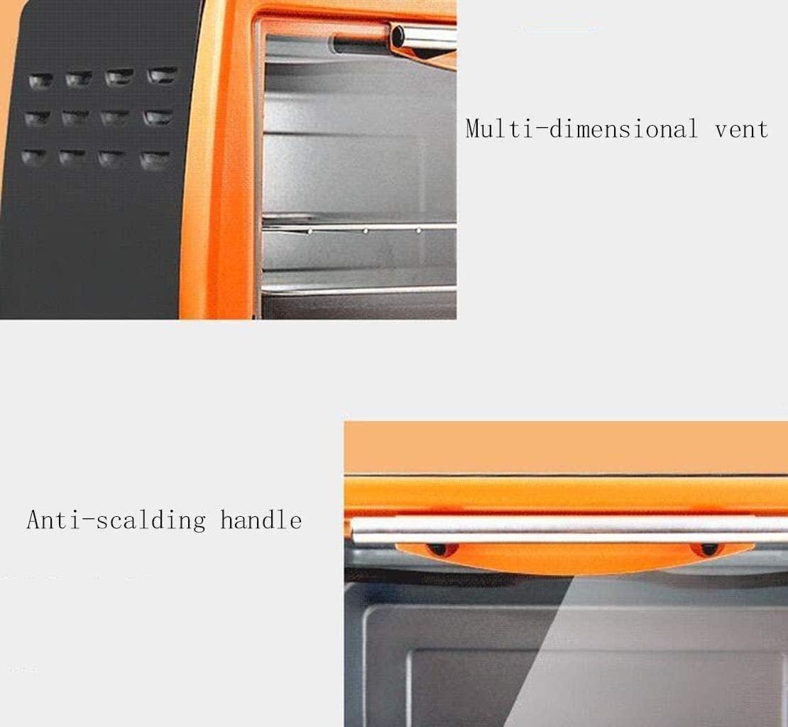 oven mini oven air fryer oven Household Mini Electric Oven 11 Liter Baking Tray Tray Desktop Portable Adjustable Temperature Control Timer Mini Ovens Toaster Oven Air Fryer,