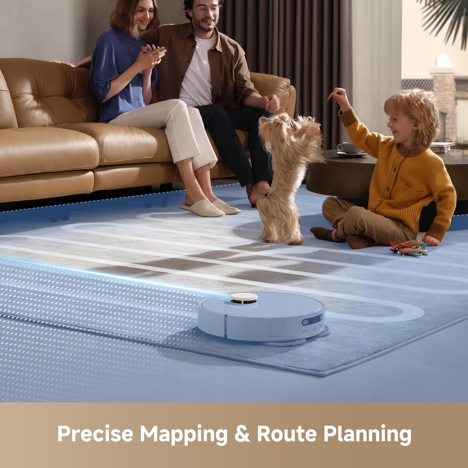 DREAME L40s Ultra CE Robot Vacuum and Mop Combo with Self-Emptying Dock, 13,000Pa Suction, Mop Self-Cleaning and Auto-Raising, Ultrasonic Carpet Sensing, Ideal for Pet Hair, Carpet and Hard Floors