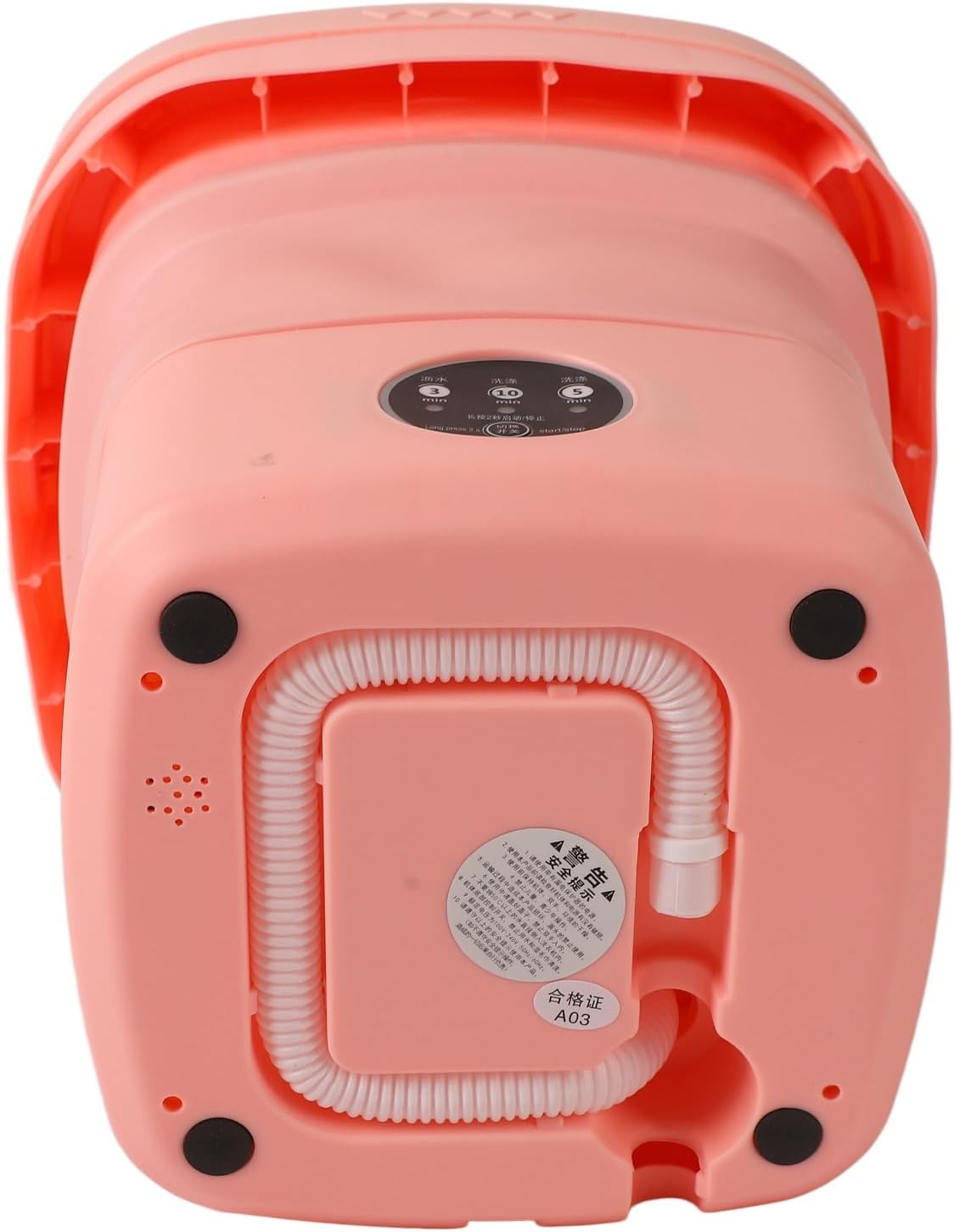 Convenient 8L Mini Foldable Washing Machine, Portable Underwear Laundry Machine for Dormitory, Apartment, Hotels, Save Time and Energy with Quick and Efficient Laundry (Pink)