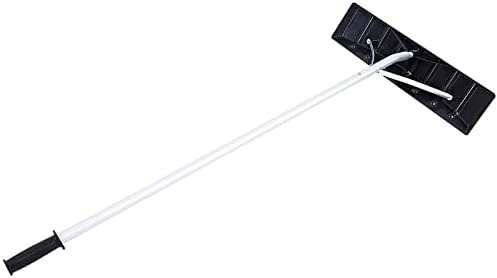 Snow Remover Brush,Snow Rakes,Winter Lightweight Shovel Snow Roof Rake,Scraping Shovel Retractable Wheel Scraper Durable for Roof Snow Removal