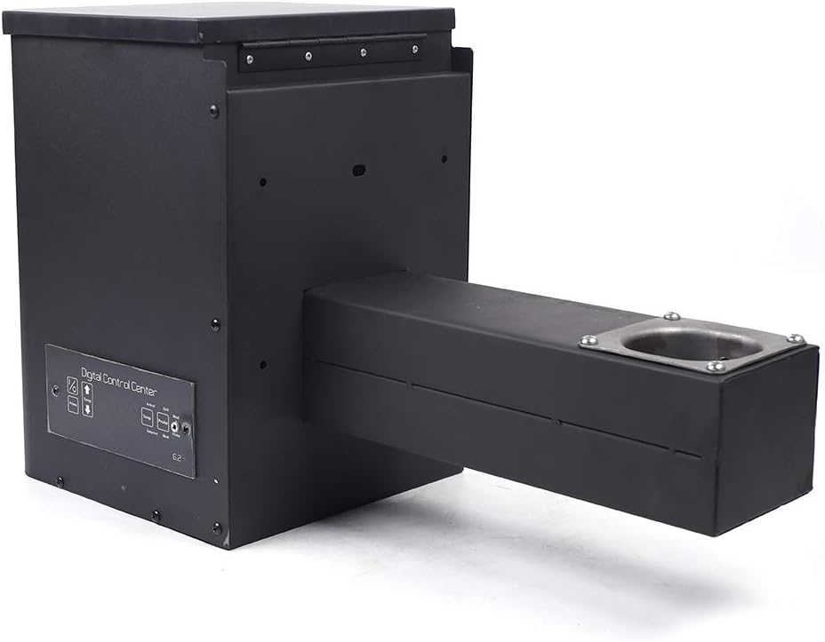 Pellet BBQ Smoker Hopper Assembly Kit, Intelligent Digital Temperature Controller Electric Wood Pellet Smoker Grill Part for Grill, Smoke, Bake, Roast, Braise, and BBQ