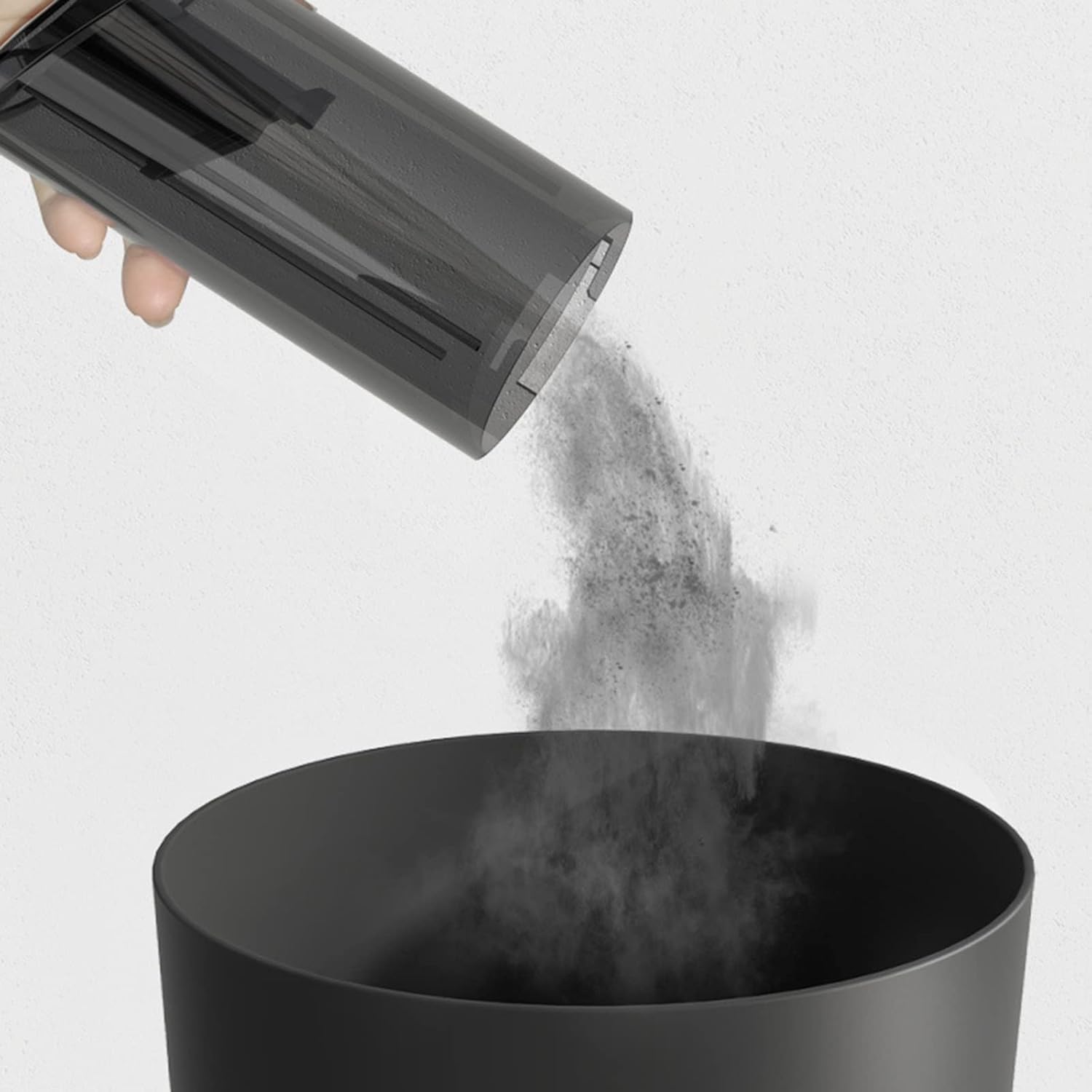 Portable Wireless Car Vacuum Cleaner Foldable Vehicle Home Mini Handheld Vacuum Strong Suction Cordless Cleaner for Car Interior, Home, Office,White