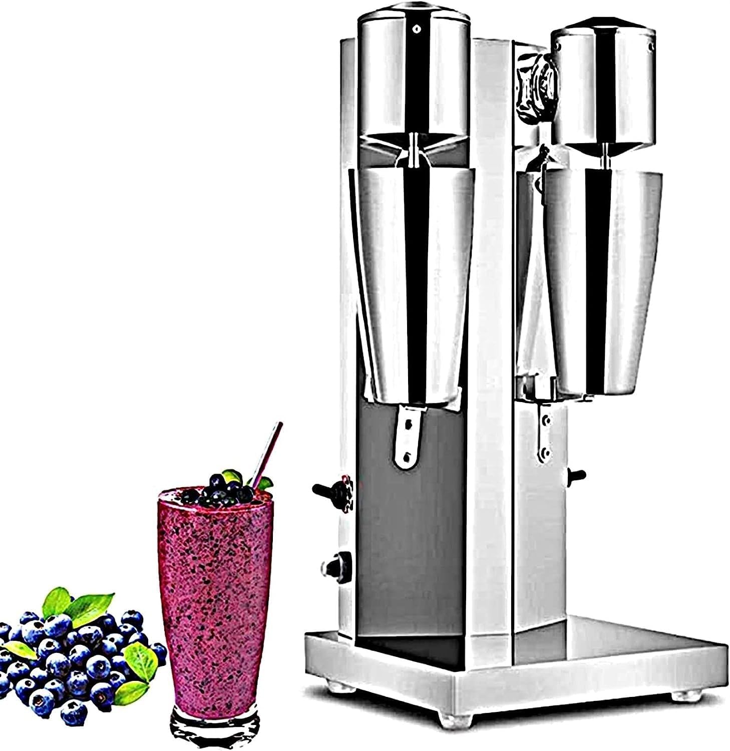 Milkshake Maker,Milkshake Machine, 2 Speed Adjustable Electric Milkshake Maker, Stainless Steel Ice Cream Maker Blender, for Home Business