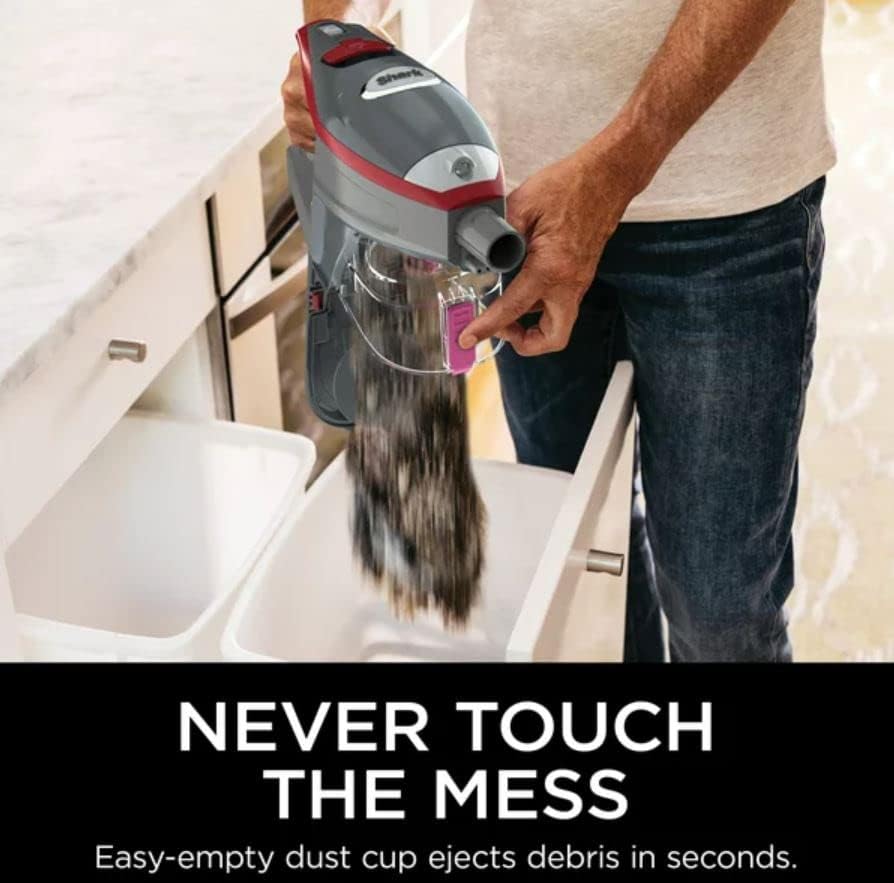 SHARK HV370 Rocket Pro Corded Stick Vacuum (Renewed), Comet Red