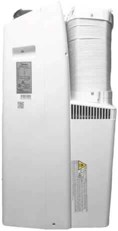 Midea 12,000 BTU DUO Portable Air Conditioner with MShield MAP14AS1TWT-C (Renewed)