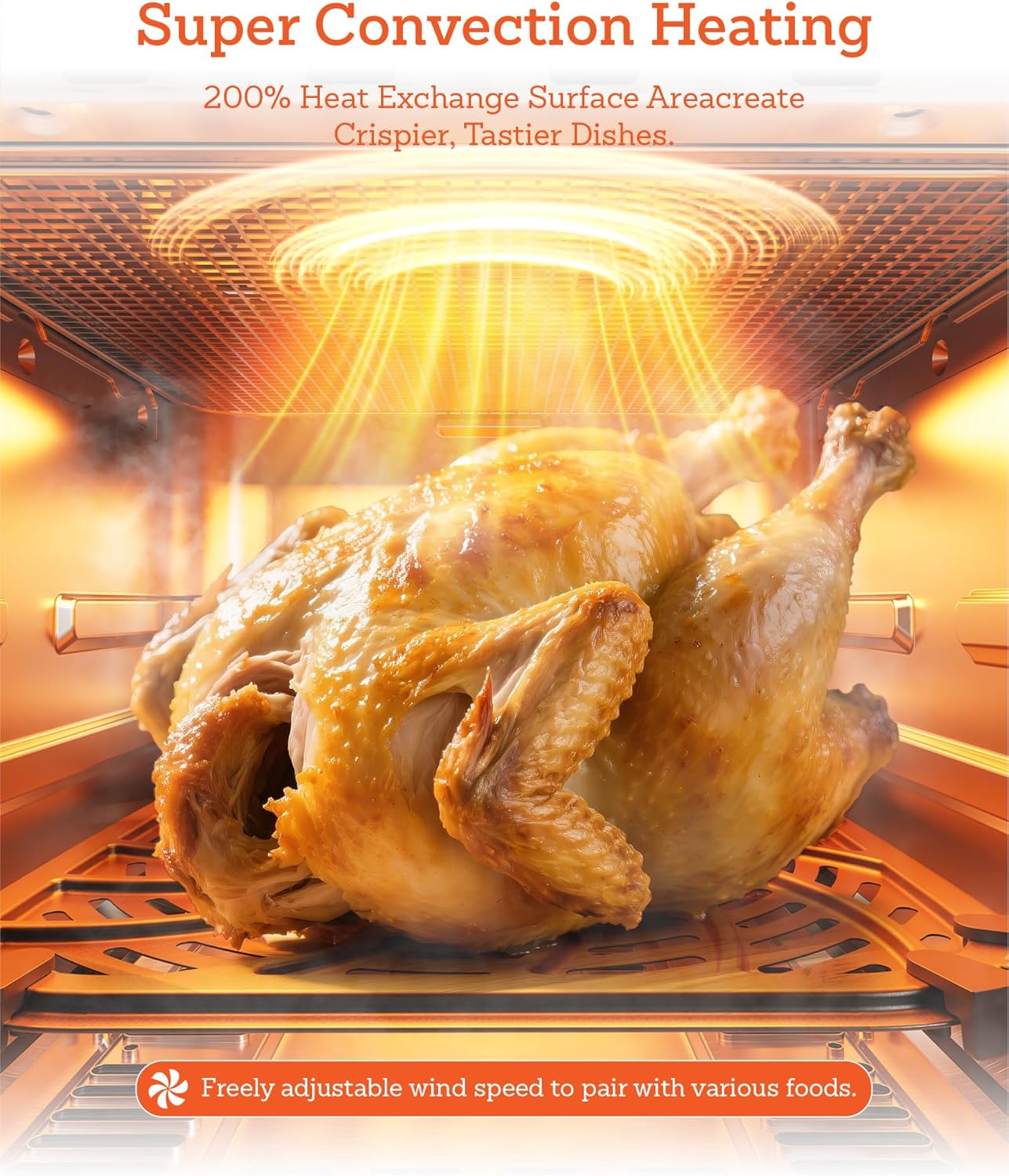 6 Qt Stainless Steel Air Fryer, Stainless Steel Housing& Full Metal Inner Pot, PTFE and PFAS Free, 9 Digital One-Touch Cook Functions,120°F~450°F, 1700W